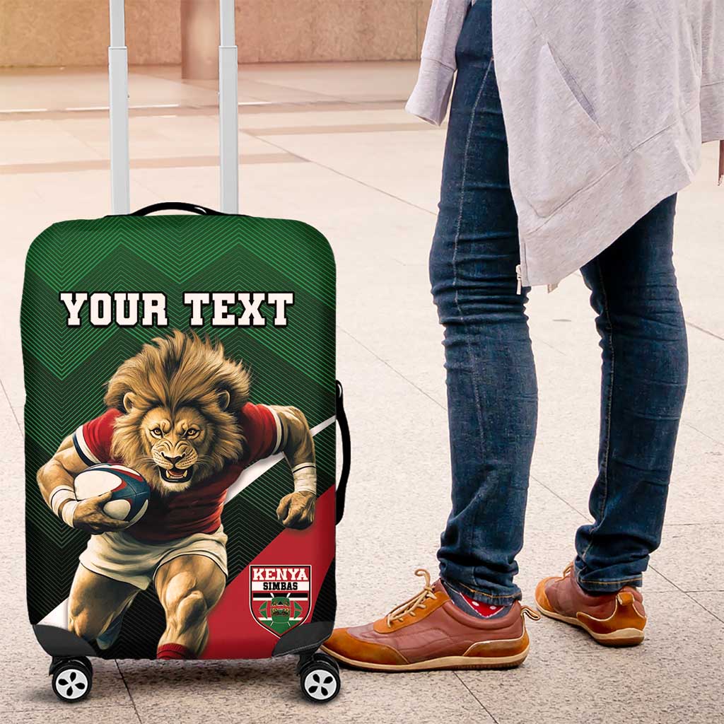 Kenya Rugby Custom Luggage Cover Go Simbas - Wonder Print Shop