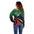 Kenya Rugby Custom Off Shoulder Sweater Go Simbas - Wonder Print Shop