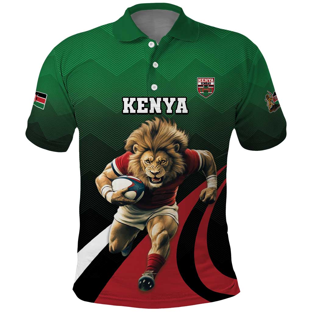 Kenya Rugby Custom Polo Shirt Go Simbas