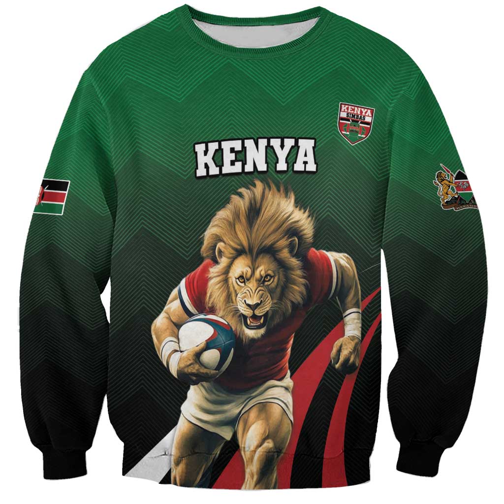 Kenya Rugby Custom Sweatshirt Go Simbas