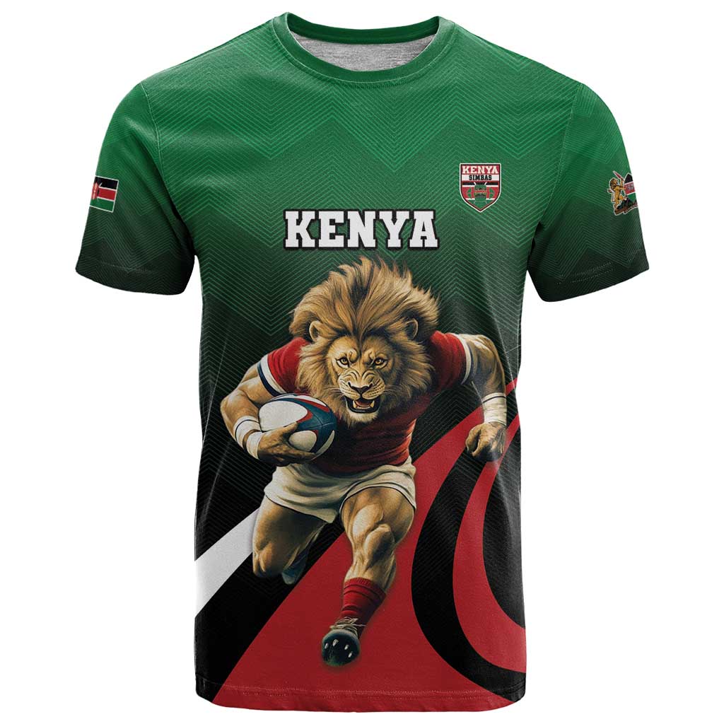 Kenya Rugby Custom T Shirt Go Simbas