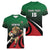 Kenya Rugby Custom Women V-Neck T-Shirt Go Simbas - Wonder Print Shop