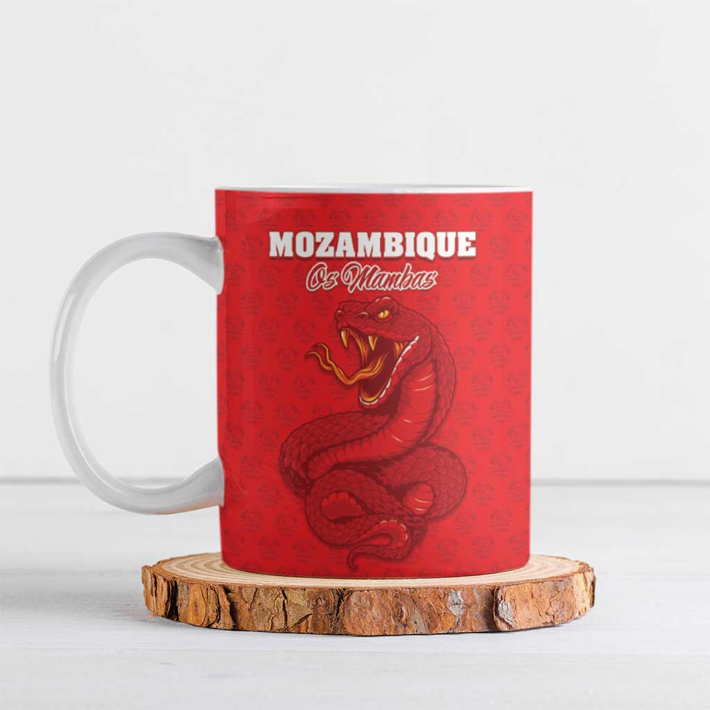 Custom Mozambique Football Ceramic Mug Come On Os Mambas - Wonder Print Shop