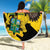 Ghana Eagle Beach Blanket Coat Of Arms - Grunge Style