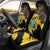 Ghana Eagle Car Seat Cover Coat Of Arms - Grunge Style