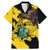 Ghana Eagle Family Matching Mermaid Dress and Hawaiian Shirt Coat Of Arms - Grunge Style