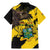 Ghana Eagle Family Matching Mermaid Dress and Hawaiian Shirt Coat Of Arms - Grunge Style