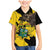 Ghana Eagle Family Matching Mermaid Dress and Hawaiian Shirt Coat Of Arms - Grunge Style