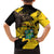 Ghana Eagle Family Matching Off Shoulder Short Dress and Hawaiian Shirt Coat Of Arms - Grunge Style