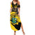 Ghana Eagle Family Matching Summer Maxi Dress and Hawaiian Shirt Coat Of Arms - Grunge Style