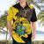 Ghana Eagle Hawaiian Shirt Coat Of Arms - Grunge Style