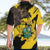 Ghana Eagle Hawaiian Shirt Coat Of Arms - Grunge Style