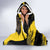 Ghana Eagle Hooded Blanket Coat Of Arms - Grunge Style