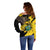 Ghana Eagle Off Shoulder Sweater Coat Of Arms - Grunge Style