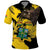 Ghana Eagle Polo Shirt Coat Of Arms - Grunge Style