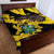 Ghana Eagle Quilt Bed Set Coat Of Arms - Grunge Style - Wonder Print Shop