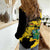 Ghana Eagle Women Casual Shirt Coat Of Arms - Grunge Style - Wonder Print Shop