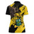 Ghana Eagle Women Polo Shirt Coat Of Arms - Grunge Style - Wonder Print Shop