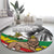 Adwa Victory Day Round Carpet Menelik II and Mount Soloda - Lion Of Judah - Wonder Print Shop