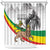 Adwa Victory Day Shower Curtain Menelik II and Mount Soloda - Lion Of Judah - Wonder Print Shop