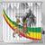 Adwa Victory Day Shower Curtain Menelik II and Mount Soloda - Lion Of Judah - Wonder Print Shop