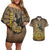 Adwa Victory of Ethiopia Couples Matching Off Shoulder Short Dress and Hawaiian Shirt African Victory In The Age Of Empire