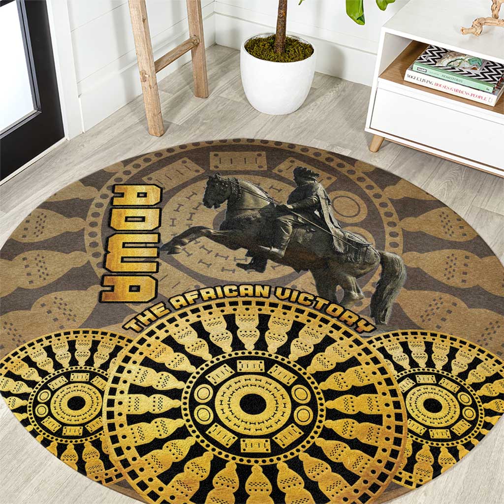 Adwa Victory of Ethiopia Round Carpet African Victory In The Age Of Empire - Wonder Print Shop