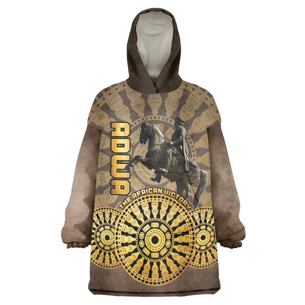 Adwa Victory of Ethiopia Wearable Blanket Hoodie African Victory In The Age Of Empire