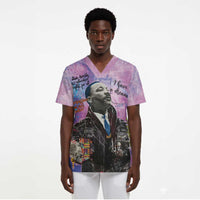 Martin Luther King Jr Scrub Top I Have a Dream Graffiti Style - Wonder Print Shop