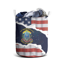 54th Massachusetts Infantry Regiment Laundry Basket American Flag Heritage - Wonder Print Shop