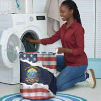 54th Massachusetts Infantry Regiment Laundry Basket American Flag Heritage - Wonder Print Shop