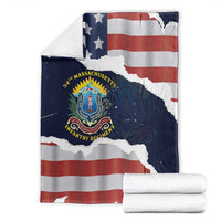 54th Massachusetts Infantry Regiment Blanket American Flag Heritage - Wonder Print Shop