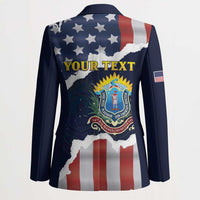Personalized 54th Massachusetts Infantry Regiment Blazer American Flag Heritage - Wonder Print Shop