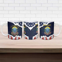 Personalized 54th Massachusetts Infantry Regiment Ceramic Mug American Flag Heritage - Wonder Print Shop