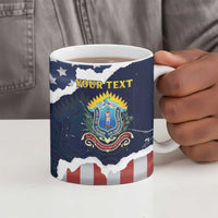 Personalized 54th Massachusetts Infantry Regiment Ceramic Mug American Flag Heritage - Wonder Print Shop