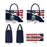 54th Massachusetts Infantry Regiment Leather Bag American Flag Heritage - Wonder Print Shop