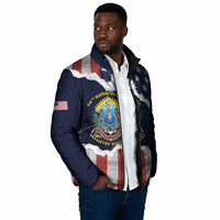Personalized 54th Massachusetts Infantry Regiment Padded Jacket American Flag Heritage - Wonder Print Shop