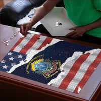 54th Massachusetts Infantry Regiment Puzzle American Flag Heritage - Wonder Print Shop