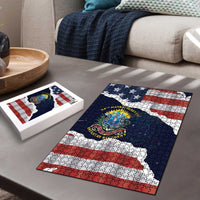 54th Massachusetts Infantry Regiment Puzzle American Flag Heritage - Wonder Print Shop