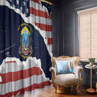 54th Massachusetts Infantry Regiment Window Curtain American Flag Heritage - Wonder Print Shop
