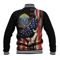 54th Massachusetts Infantry Regiment Baseball Jacket Flag of Freedom - Wonder Print Shop
