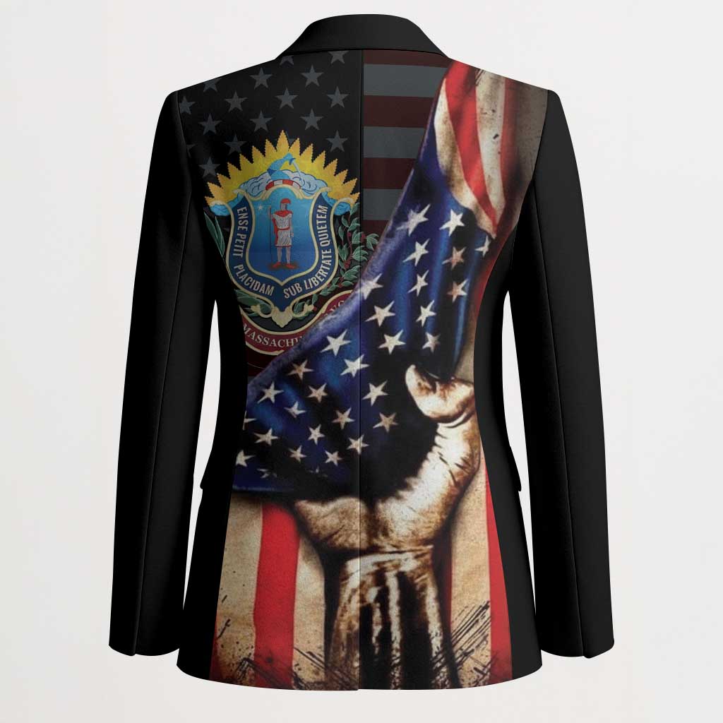 54th Massachusetts Infantry Regiment Blazer Flag of Freedom - Wonder Print Shop