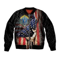 54th Massachusetts Infantry Regiment Bomber Jacket Flag of Freedom - Wonder Print Shop