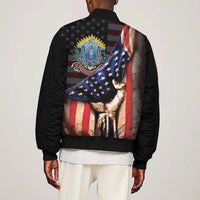54th Massachusetts Infantry Regiment Bomber Jacket Flag of Freedom - Wonder Print Shop