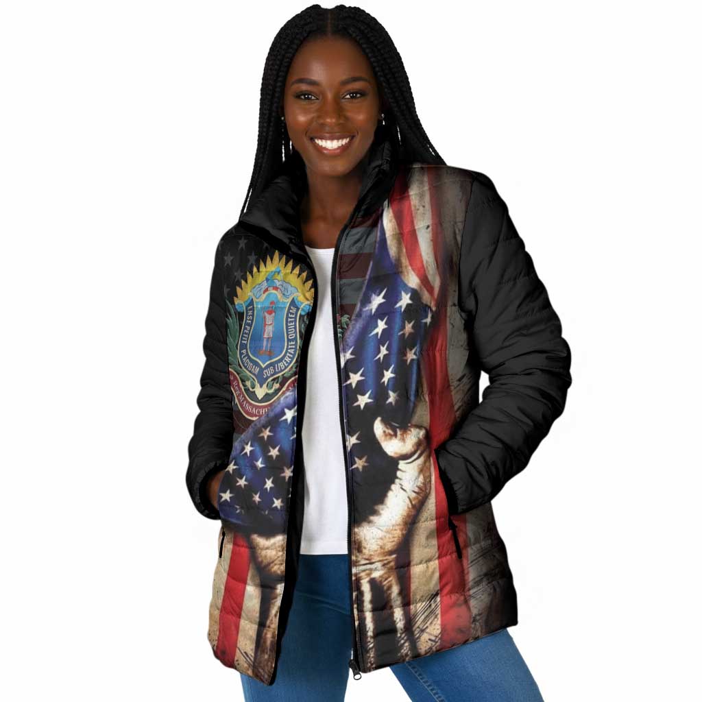 54th Massachusetts Infantry Regiment Padded Jacket Flag of Freedom - Wonder Print Shop