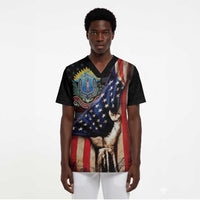 54th Massachusetts Infantry Regiment Scrub Top Flag of Freedom - Wonder Print Shop