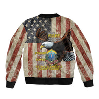 54th Massachusetts Infantry Regiment Bomber Jacket American Eagle - Wonder Print Shop