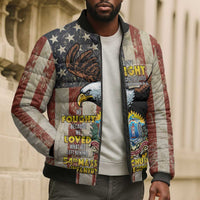 54th Massachusetts Infantry Regiment Bomber Puffer Jacket American Eagle - Wonder Print Shop