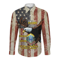 54th Massachusetts Infantry Regiment Long Sleeve Button Shirt American Eagle - Wonder Print Shop