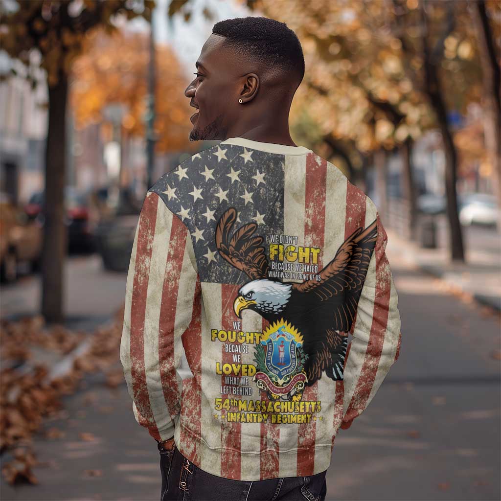 54th Massachusetts Infantry Regiment Sweatshirt American Eagle - Wonder Print Shop